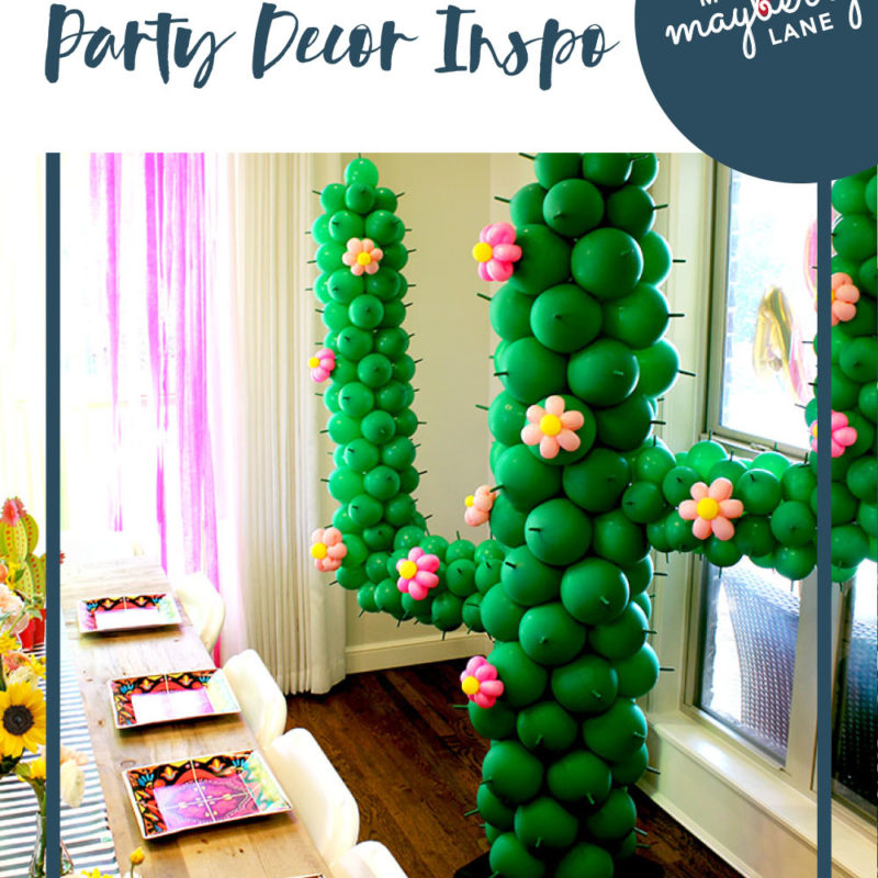 Fiesta Party Decor and Vase Decoration Tutorial - My Mayberry Lane